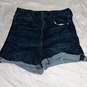 American Eagle high waisted jean shorts size 4